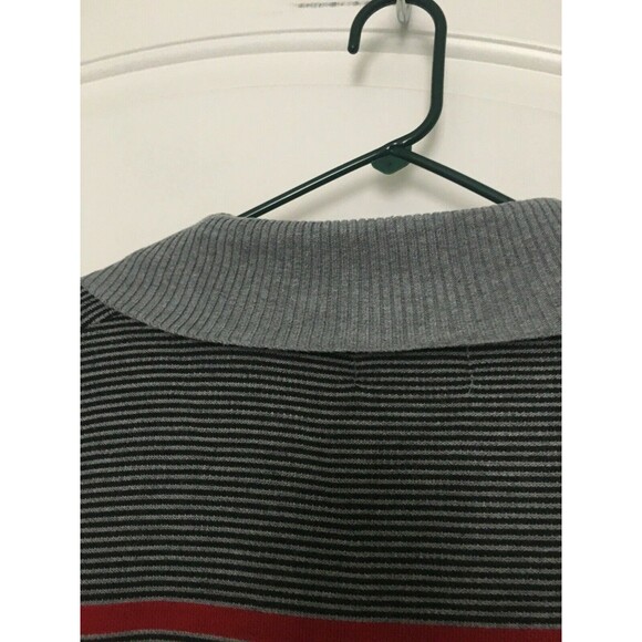 Akademiks Men's Big & Tall Striped Cardigan Sweater Size 4XL Multi-Color - Picture 10 of 11